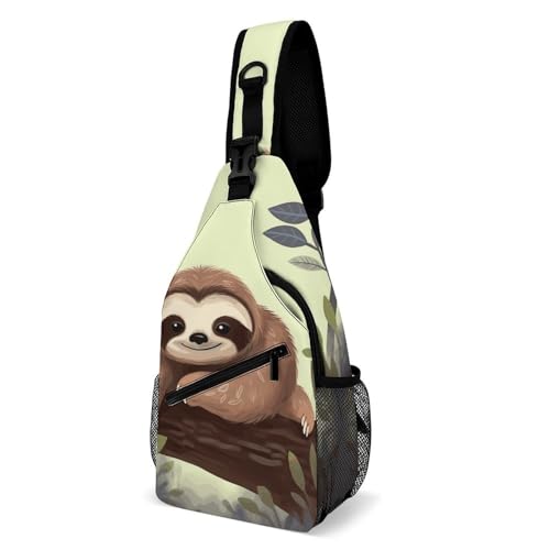 Bolso tipo sling, cruzado, deportivo y casual para día miniatura 1