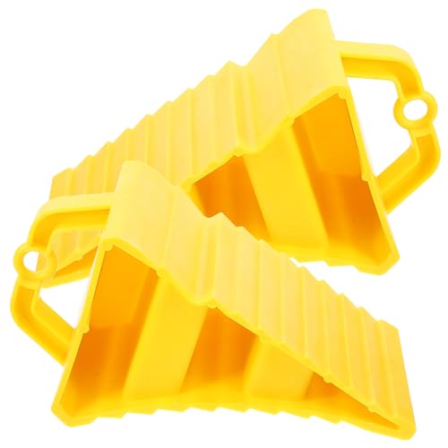 2 calzos antideslizantes para ruedas de coche y autocaravana soporte de freno resistente