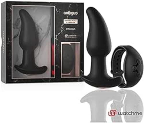 ANBIGUO - WATCHME Remote Control Anal Plug Vibrator with Rotation of Amadeus Pearls