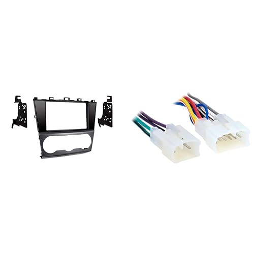 Miniatura 3 de Metra 95-8907HG - Kit de salpicadero doble DIN para vehículos seleccionados de Subaru Impreza y Crosstrek de 2015 en adelante color negro