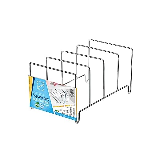 Organizador para Refratários, Organiza, Cromado, Arthi