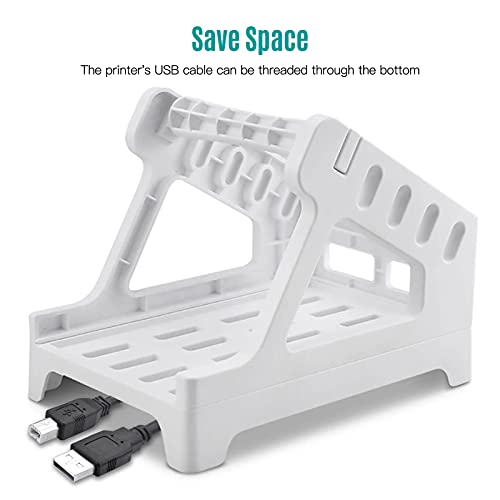 Xixian Label Printer Holder,Label Holder For 4X6 Shipping Labels Printer Rolls And Fanfold Labels 2 In 1 Work For Desktop Themal Label Sticker Dispenser Detachable Compatible With Barcode Express #TOP2