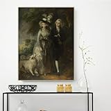 Pittura fai da te con i numeri per adulti Thomas Gainsborough pittura famosa in tutto il mondo adulti kit di pittura tela regali arti artigianato per la decorazione della casa