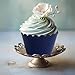 Dress My Cupcake Navy Blue Cupcake Liners 50-Pack Graduation Standard Size Blue Cupcake Wrappers, Weddings, Baby Showers, and Birthday Parties, Elegant Dark Navy Paper Muffin Cups