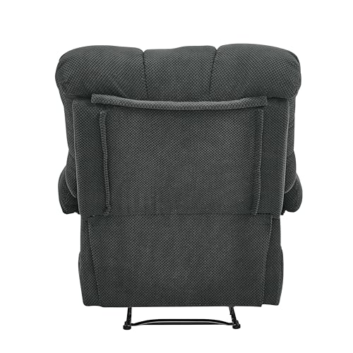 Sillón ergonómico reclinable gris oscuro cómodo miniatura 6