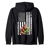 Pickle Bigfoot American USA Flag