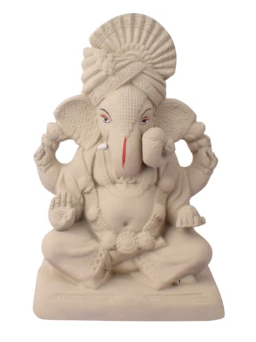 10 Inch Eco-Friendly Sarvadevatman Ganpati Idol