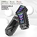 Wormhole Tattoo Gun Wireless Tattoo Machine Multi-function Tattoo Pen 2,300mAh Battery with Replacement Power Supply, Smart Display, 3 Working Modes, 7 Strokes Length for Artists