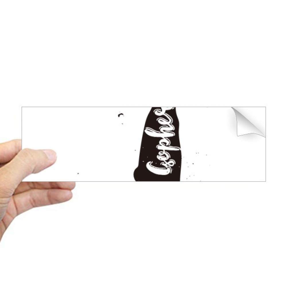 Autocollant rectangulaire girafe noir et blanc pour masquer les imperfections murales avec style