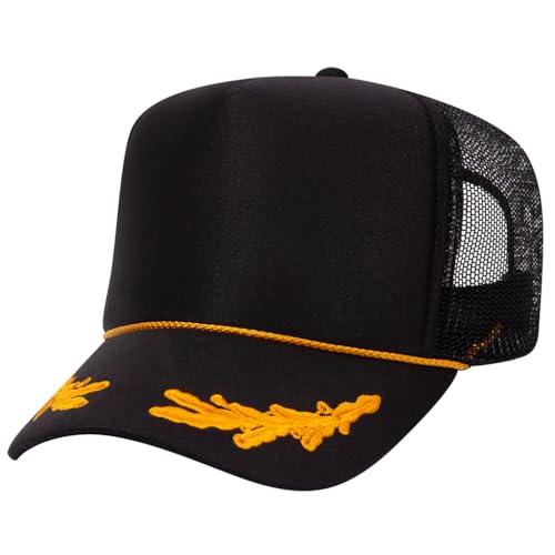 Image of OTTO Polyester Foam Front 5 Panel High Crown Mesh Back Trucker Hats in 97, Bulk, Wholesale