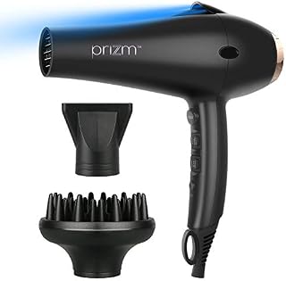Prizm Hair Dryers with Infrared and Negative Ionic, Powerful 1875 Watt Professional Ceramic