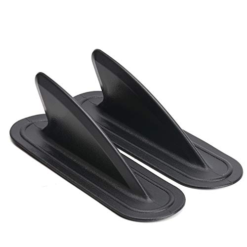 Tobwolf Surfing Watershed Fin, Detachable Pvc Center Fin With Base & 2Pcs Small Fin, Stand Up Paddle Board Surfboard Tail Rudder Set For Long Board, Surfboard, Paddleboard #TOP3