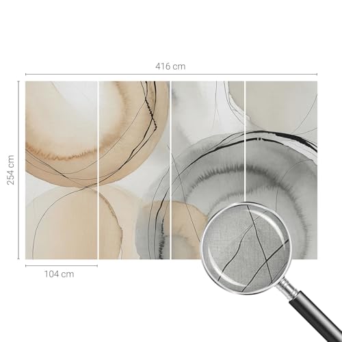 Décor mural adhésif pour chambre à coucher et salon moderne - 5