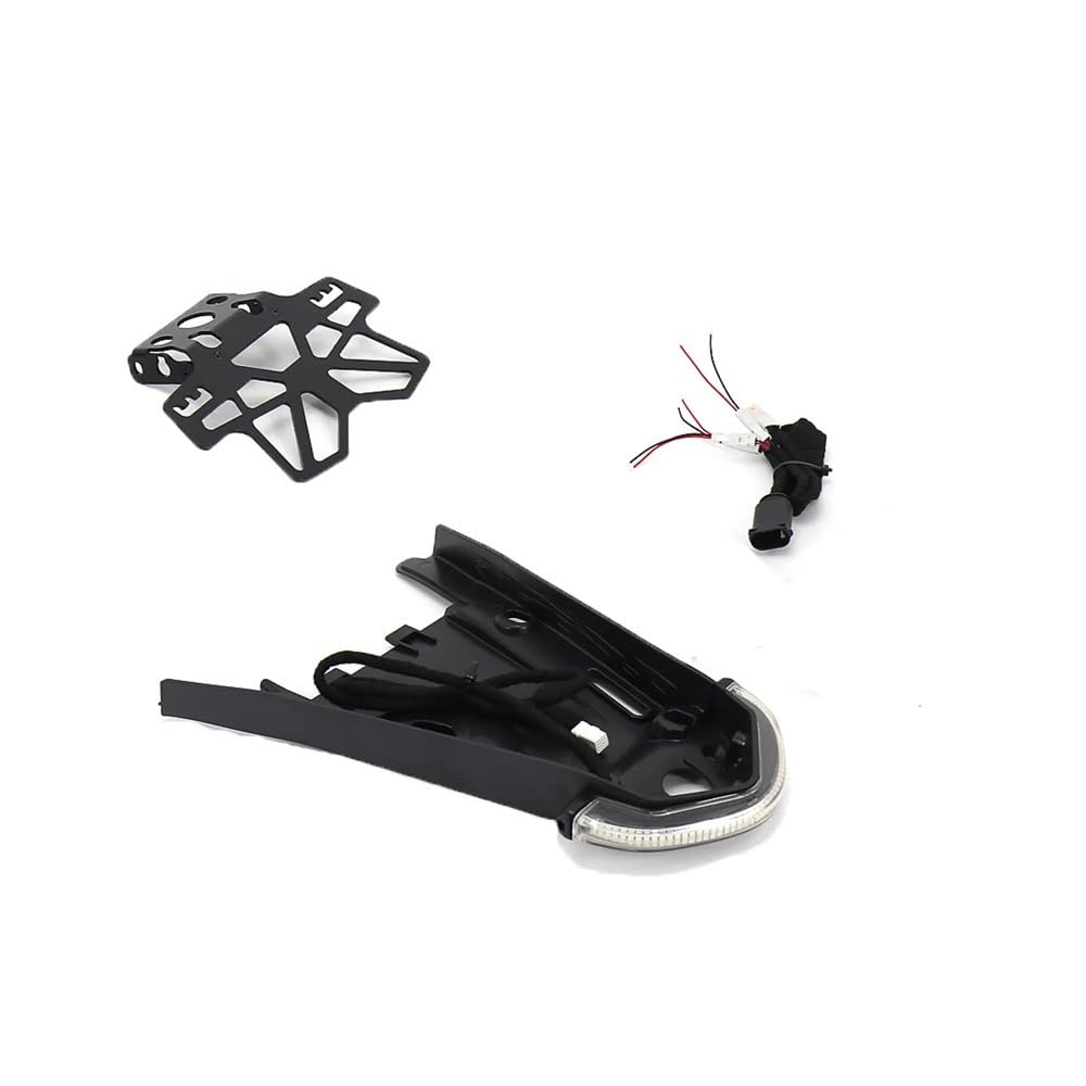 Kit de lampes LED moto avec support de plaque d'immatriculation - 8