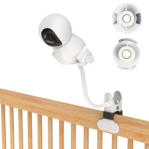 NozlaID Support Camera Bebe, Support Flexible Babyphone Universel pour GHB/HelloBaby/Vtech/ieGeek/Philips Majorité Caméra Bébé, Connexion à Vis 1/4...
