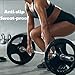 JITUIHOM Angled Barbell Grips,Ergonomic Rotating Handles Weightlifting, Dumbbell Grips for Hands,Arm Training Rod Grips,Compatible with Dumbbells,Barbells & Strength Training Accessories