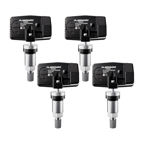 FLORRIWAX TPMS Sensor, Set of 4 315Mhz Tire Pressure Sensor