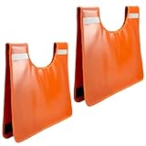 QWORK Winch Damper, 2 Pack Heavy Duty Safety Recovery Dampener Recovery Line Dampener Car Off-Road Winch Rope Dampener Blanket with Pocket