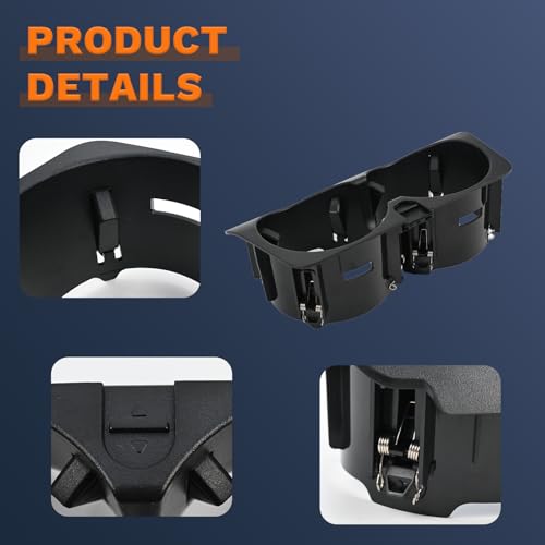 Inserto Porta Vasos Central Compatible Mercedes Benz miniatura 6