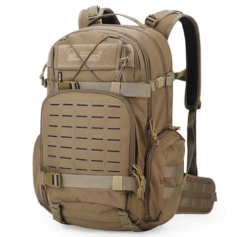 Mardingtop Molle plecak wojskowy, 35 l, plecak turystyczny, taktyczny, męski, plecak trekkingowy, plecak Cordura, na wędrówki, wspinaczkę górską, survival
