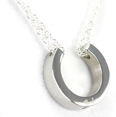 Shuzi Vitality Omega Polished Stainless Steel Fashion Pendant