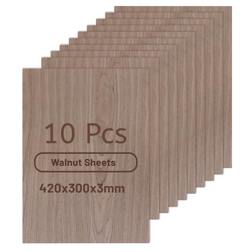 Tableros de madera contrachapada de nogal 3mm DBREAKS evitan deformaciones en modelismo y marquetería