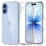 Spigen 【創業18年の技術力】 iPhone 17 ケース 米軍MIL規格 クリア 透明 ストラップホール 耐衝撃 ウルトラ・ハイブリッド (クリスタル・クリア) ACS10080