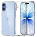 Spigen Ultra Hybrid Phone Case Compatible with iPhone 17 [Anti-Yellowing] [Military-Grade Drop Protection] - Crystal Clear