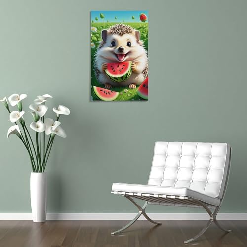 Peinture sur toile de pastèque d'eau 50x75cm décor mural - 5