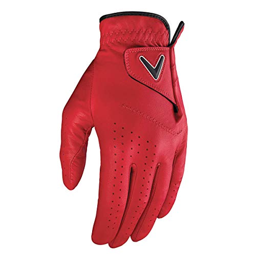 Callaway Opti-Color Golfhandschuh für Herren M rot