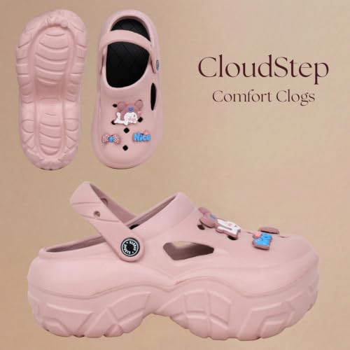Image of TRASE Windy Clogs for Women | Adjustable Back Strap Clog | Comfortable, Light Weight & Waterproof Mules for Women | Stylish and Anti Skid Women Clogs