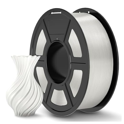 JAYO PLA+ Filament 1.75mm, PLA Plus 3D Printer Filament 1.1KG, Dimensional Accuracy +/- 0.02mm, Neatly Wound Filament, Toughness 3D Printing Filament, 1.1 kg Spool(2.42 LBS), 363 Meters, PLA+ Clear