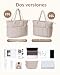 Imagen de Narwey Bolso Tote Mujer Acolchado Grande