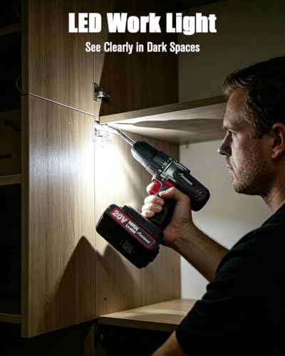 Avid Power 20V Cordless Drill Set