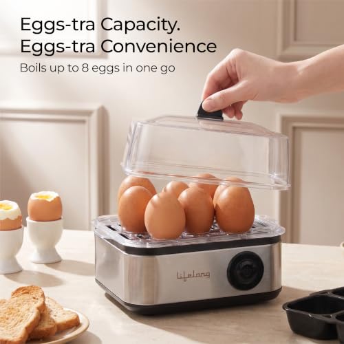 Lifelong Store Lifelong 2-in1 Egg Boiler and Poacher 500-Watt - Image 5