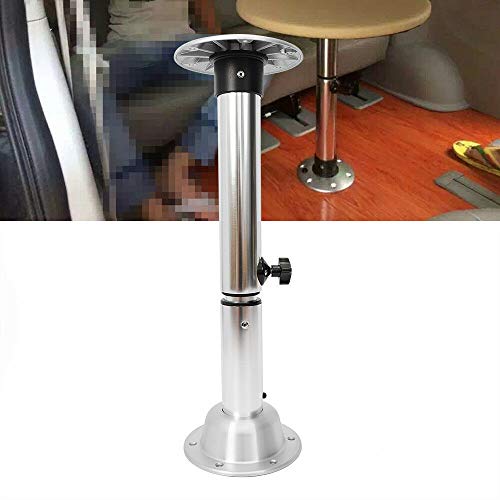 Gdrasuya Adjustable Heights Adjustable Stand Base Table Pedestal Support For Marine Boat Caravan Motorhome Aluminum With Removable Base 22-28 Inch Usa #TOP5