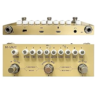 【Multifunctional】 there are 3 editable presets,user can customize effector chain and save it.small size with big capacity,simple and intultive operation 【Power Supply】 this guitar pedal built in battery,which is conernient for outdoors performance.ch...