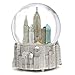 Silver Musical New York City Snow Globe, (5.5 Inch) NYC Snow Globes
