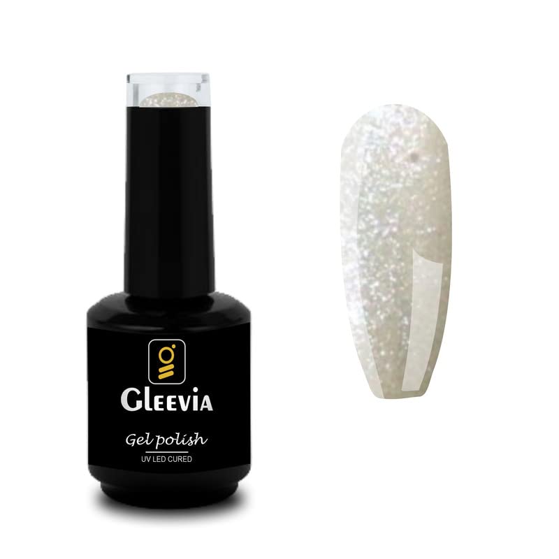Glitter UV Gel Polish for Professionals 15ml Brush Cap Shade G10-image-33