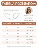 INNERSY Bielizna damska, wygodne majtki bawełniane, wielopak, oddychające majtki, 6 sztuk, S