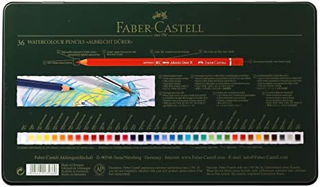 Faber-Castell Albrecht Durer Watercolour Pencils (Tin of 36)