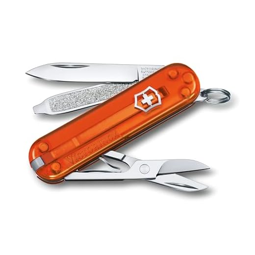 Victorinox Fickkniv Classic SD Colors (7 funktioner, blad, sax, nagelfil), liten