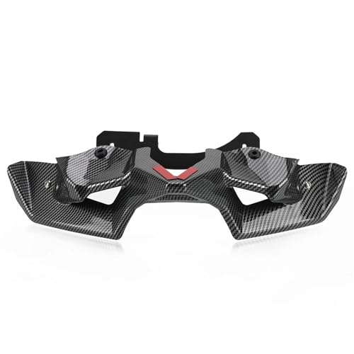 ZRHYRG Pare-Chocs Avant Convient pour Kawasaki Z900 Z 900 2020-2025 Z900 Accessoires de Moto aileron Avant aileron aérodynamique aileron Pare Chocs Aileron(Carbon Fiber)