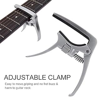 Shanbor guitare Capo métal réglable pince clé guitare acoustique Capo pour le réglage de la tonalité - Les Beatles, Paul McCartney, John Lennon, RIngo Starr, George Harrison Shanbor guitare Capo métal réglable pince clé guitare acoustique Capo pour le réglage de la tonalité – Image 6