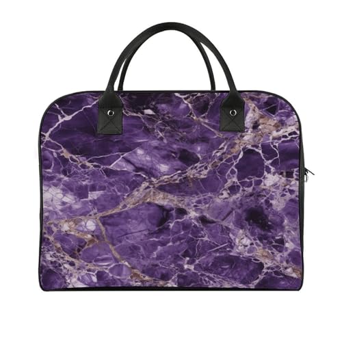 Maletín ligero para laptop Marble Purplem unisex miniatura 1