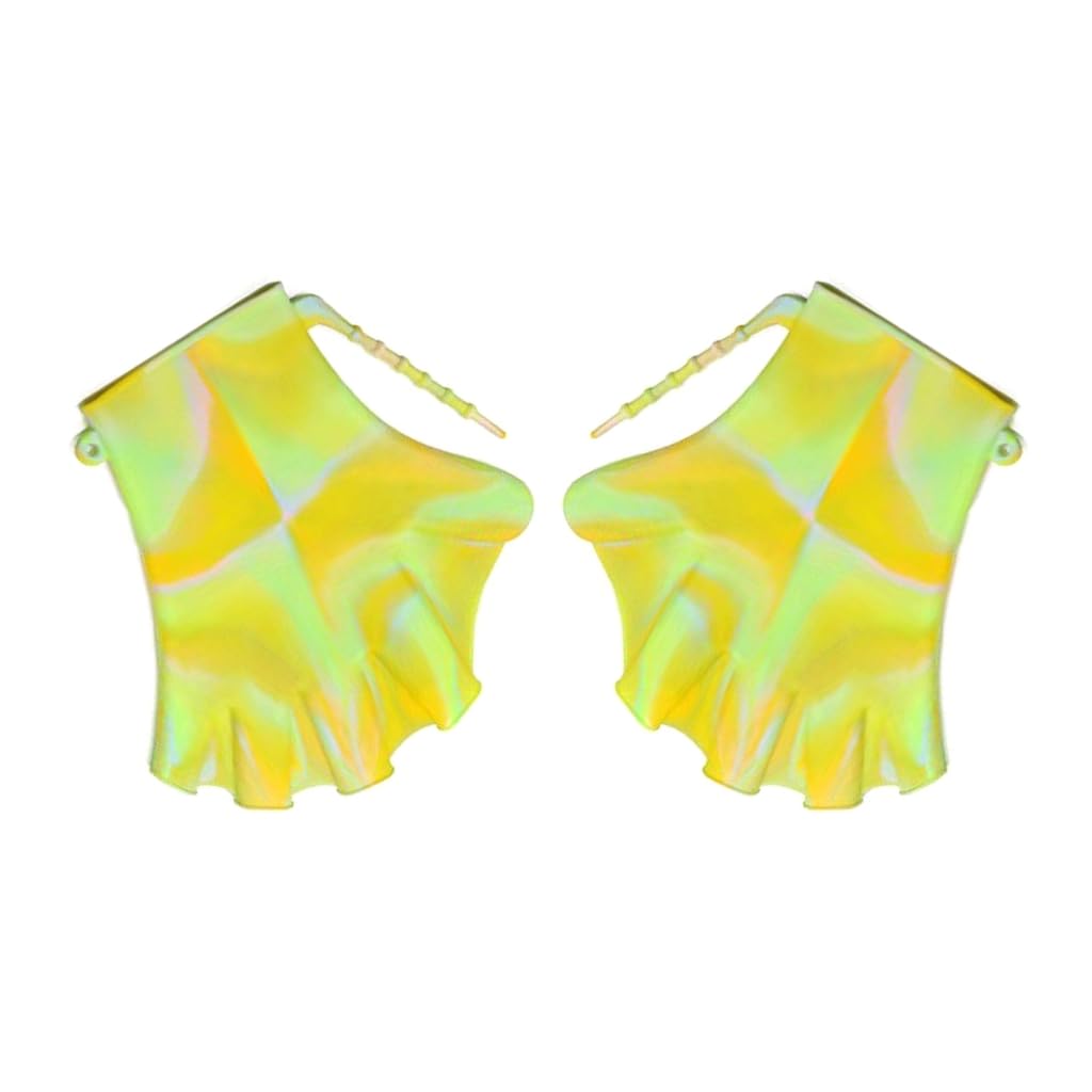 Stebcece Swimming Glove Webbed Finger Aquatic Glove, Webbed Swim Glove Aquatic Glove Flippers Swim Palm Finger Webbed Glove