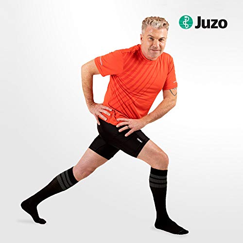 Image of Juzo Power Comfort, 2601 Knee-High, 20-30 mmHg, Cushioned Sole Compression Sock - Men & Women, Tall