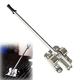 Removedor manual de escoria, herramienta de limpieza de escoria de rejilla con longitud ajustable, removedor manual de escoria fundida para soldadura, herramienta para bastidor(3-4mm)