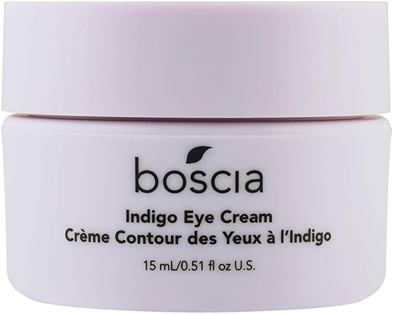 boscia Indigo Eye Cream - Vegan, Cruelty-Free, Natural Skin Care - Eye Cream with Wild Indigo, Fucus Algae & Hyaluronic Acid - For Sensitive Skin & All Skin Types - 0.51 Fl Oz