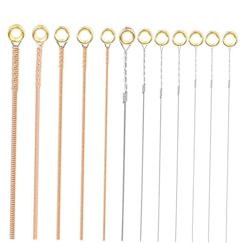 12 Pack Phosphor Bronze Acoustic Guitar Strings Replacement Strings for Folk Guitar